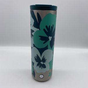 Starbucks 2021 Floral Steel 16oz Tumbler